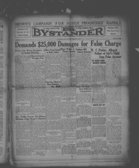Iowa bystander. volume 34, number 13, February 18, 1928