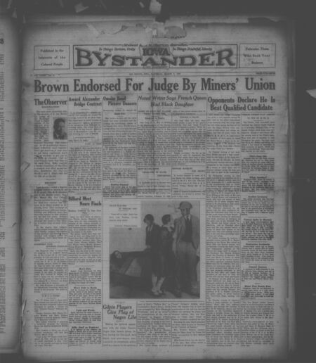 Iowa bystander. volume 34, number 15, March 3, 1928