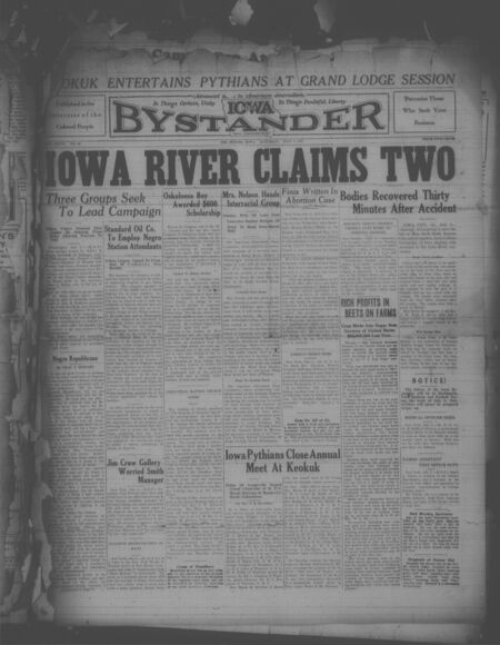 Iowa bystander. volume 36, number 33, July 7, 1928
