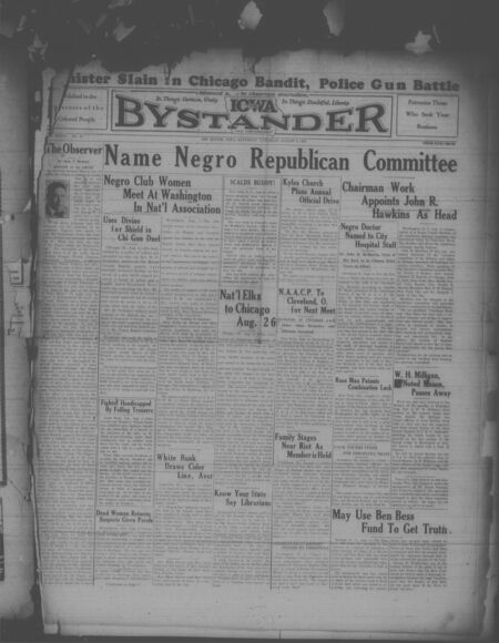 Iowa bystander. volume 36, number 37, August 4, 1928