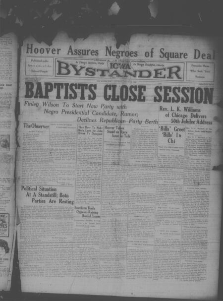 Iowa bystander. volume 36, number 40, August 25, 1928