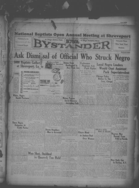 Iowa bystander. volume 36, number 43, September 15, 1928