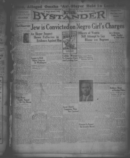 Iowa bystander. volume 37, number 3, December 08, 1928