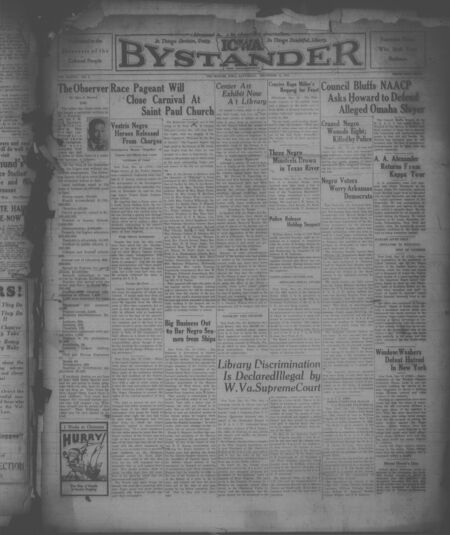 Iowa bystander. volume 37, number 4, December 15, 1928