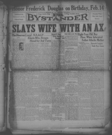 Iowa bystander. volume 37, number 12, February 09, 1929
