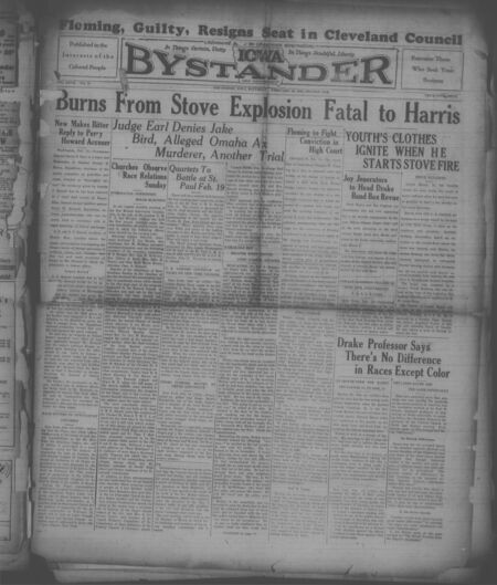 Iowa bystander. volume 37, number 12, February 16, 1929