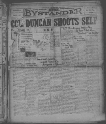 Iowa bystander. volume 37, number 21, April 27, 1929