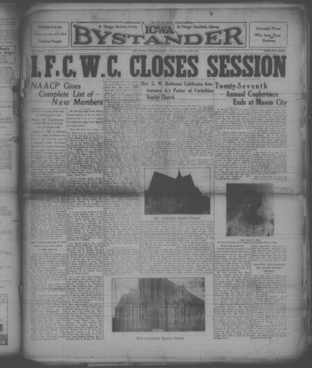 Iowa bystander. volume 37, number 27, June 08, 1929