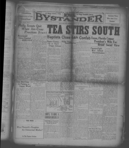 Iowa bystander. volume 37, number 29, June 22, 1929