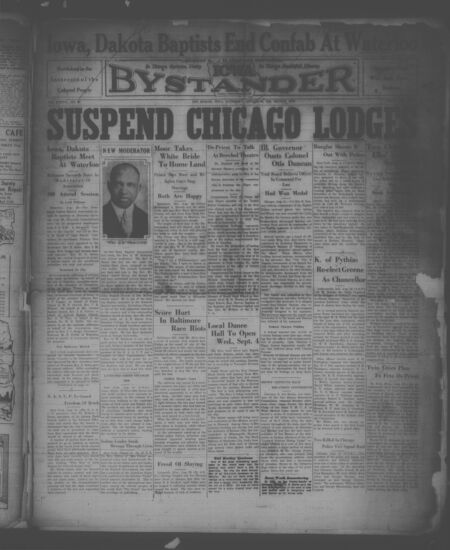 Iowa bystander. volume 37, number 39, August 31, 1929