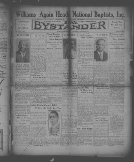 Iowa bystander. volume 37, number 41, September 14, 1929