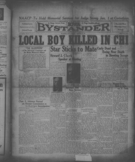 Iowa bystander. volume 37, number 16, December 28, 1929