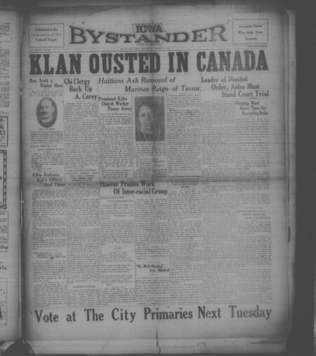 Iowa bystander. volume 37, number 27, March 15, 1930