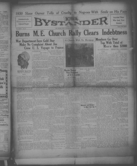 Iowa bystander. volume 37, number 29, March 29, 1930
