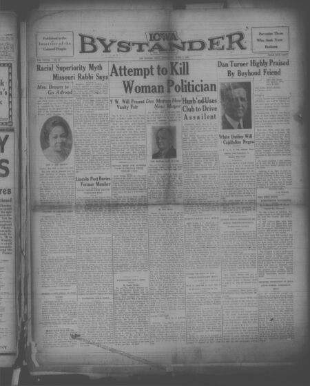 Iowa bystander. volume 37, number 30, April 05, 1930