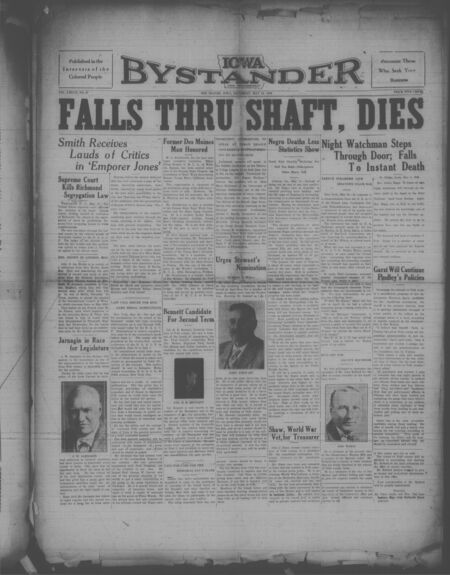 Iowa bystander. volume 37, number 37, May 24, 1930