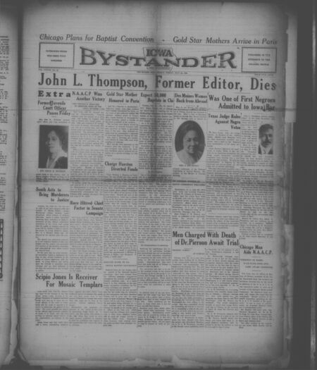 Iowa bystander. volume 37, number 46, July 25, 1930