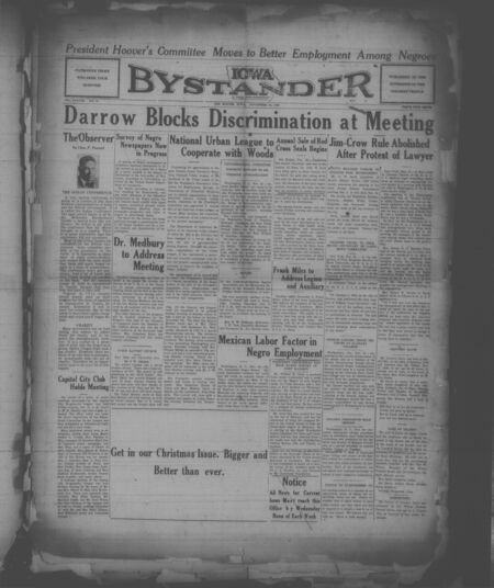 Iowa bystander. volume 38, number 15, November 28, 1930
