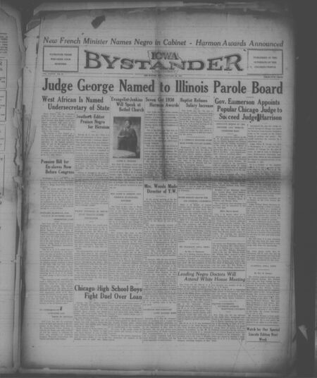 Iowa bystander. volume 38, number 24, January 30, 1931