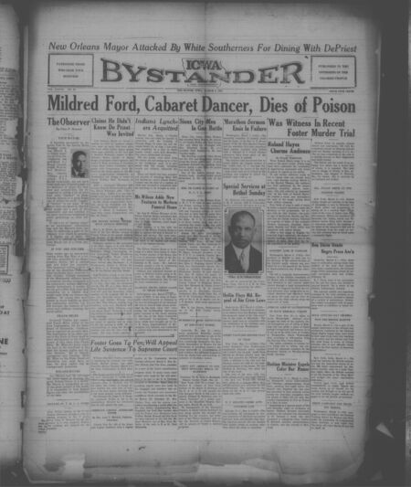 Iowa bystander. volume 37, number 29, March 06, 1931
