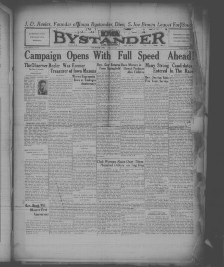 Iowa bystander. volume 37, number 34, April 10, 1931
