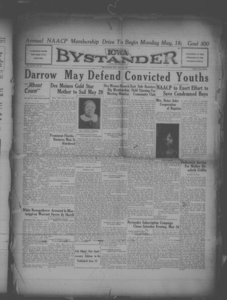 Iowa bystander. volume 37, number 38, May 15, 1931
