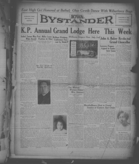 Iowa bystander. volume 38, number 2, June 26, 1931