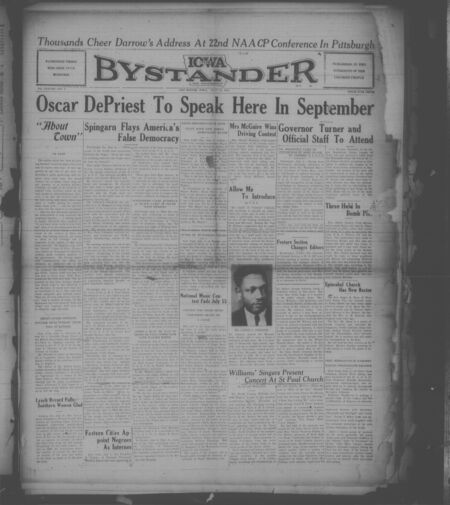 Iowa bystander. volume 38, number 4, July 10, 1931