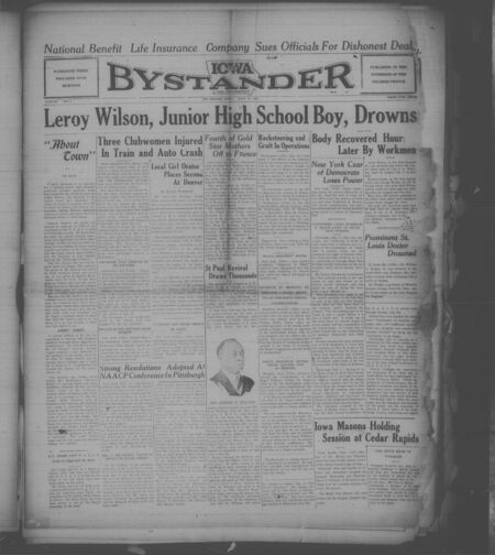 Iowa bystander. volume 38, number 5, July 17, 1931