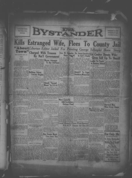 Iowa bystander. volume 38, number 18, October 16, 1931