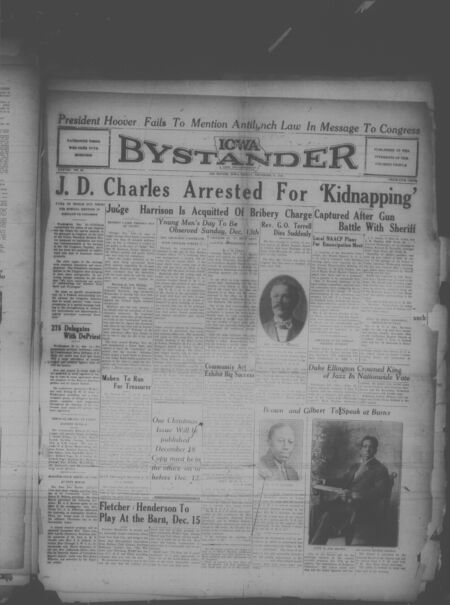 Iowa bystander. volume 38, number 26, December 11, 1931