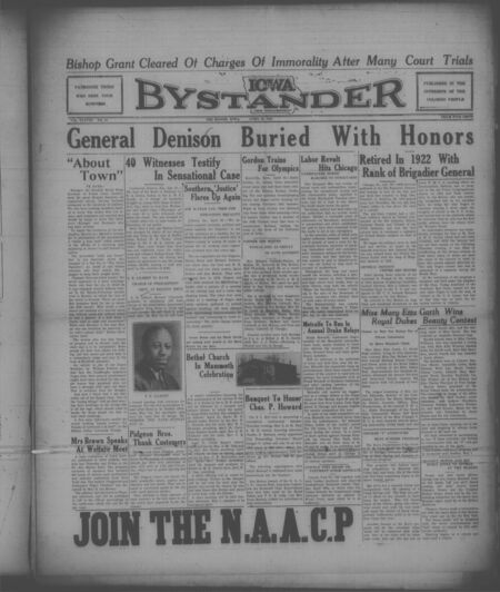 Iowa bystander. volume 38, number 44, April 22, 1932