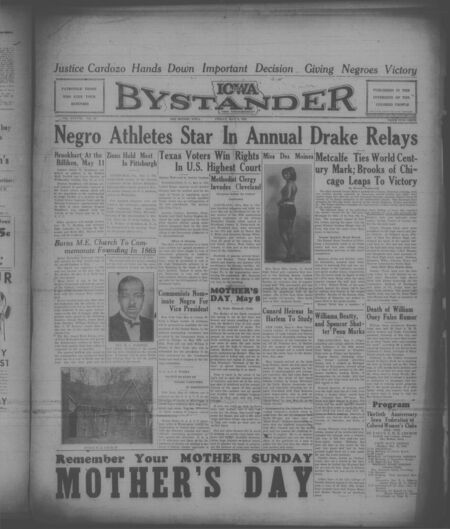 Iowa bystander. volume 38, number 46, May 06, 1932