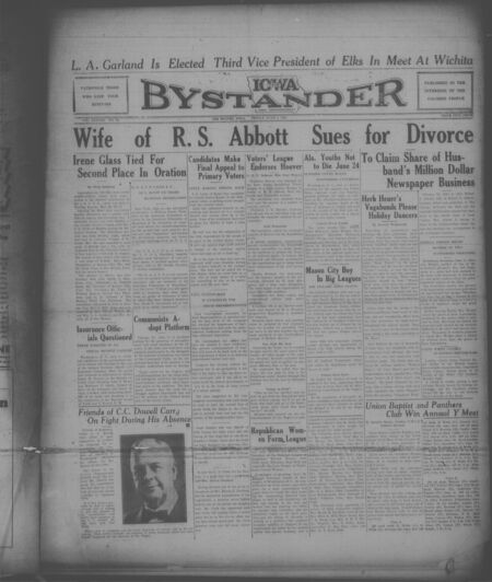 Iowa bystander. volume 38, number 50, June 03, 1932