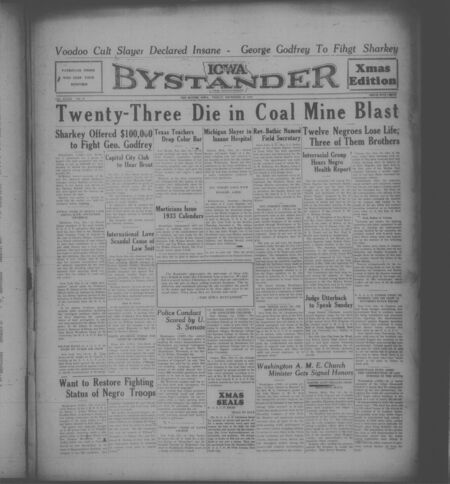 Iowa bystander. volume 39, number 27, December 16, 1932