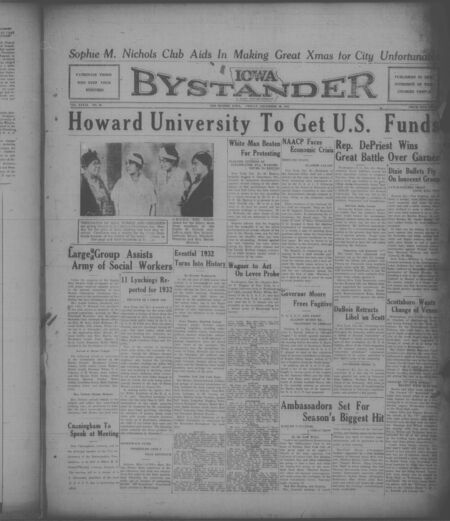 Iowa bystander. volume 39, number 29, December 30, 1932