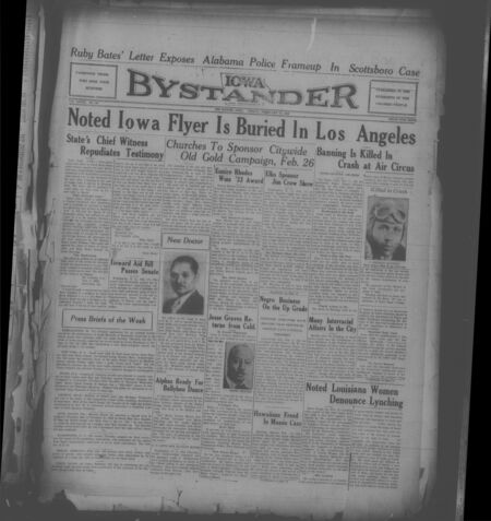 Iowa bystander. volume 39, number 36, February 17, 1933