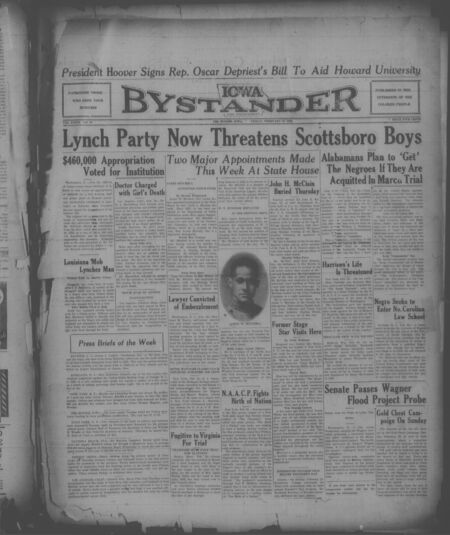 Iowa bystander. volume 39, number 37, February 24, 1933