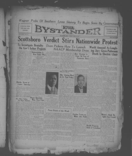 Iowa bystander. volume 39, number 44, April 14, 1933