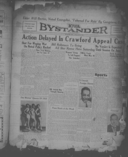 Iowa bystander. volume 39, number 50, May 26, 1933