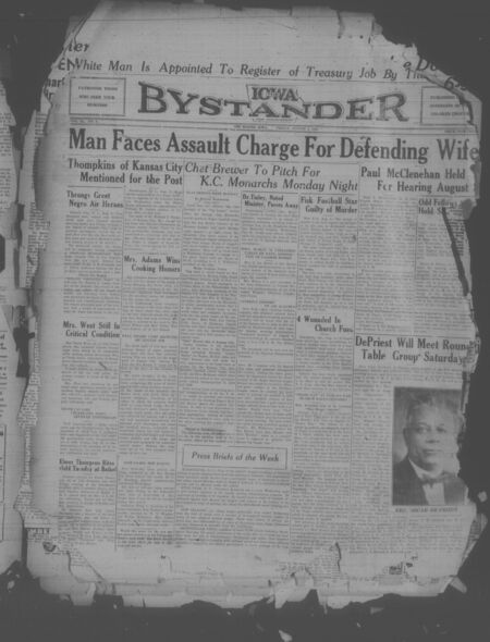 Iowa bystander. volume 40, number 08, August 04, 1933