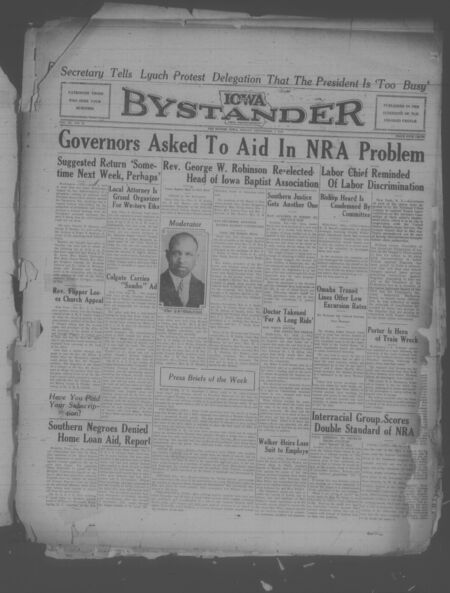 Iowa bystander. volume 40, number 12, September 01, 1933