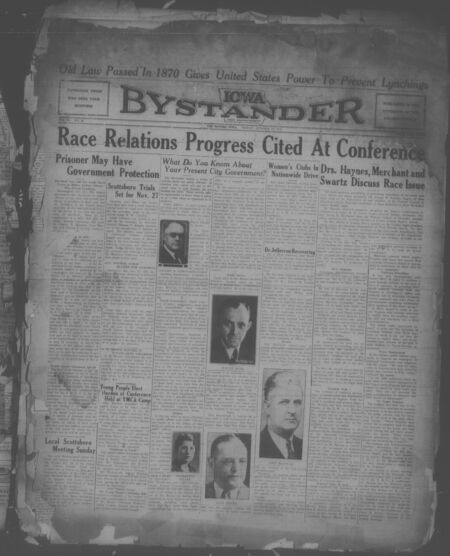 Iowa bystander. volume 40, number 20, October 27, 1933