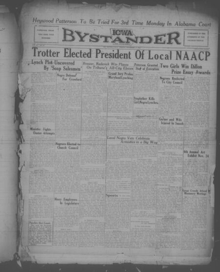 Iowa bystander. volume 40, number 23, November 17, 1933