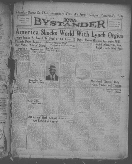 Iowa bystander. volume 40, number 25, December 01, 1933