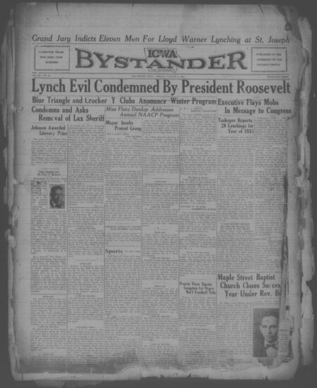 Iowa bystander. volume 40, number 30, January 05, 1934