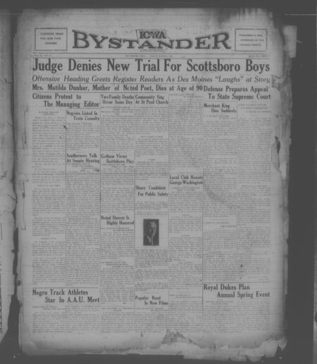 Iowa bystander. volume 40, number 37, March 02, 1934