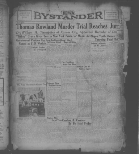 Iowa bystander. volume 40, number 40, March 23, 1934