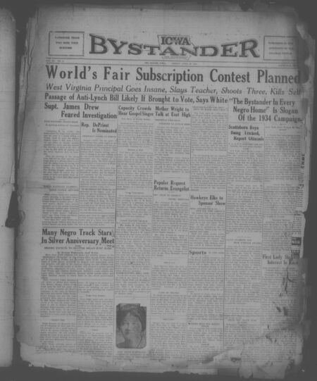 Iowa bystander. volume 40, number 44, April 20, 1934