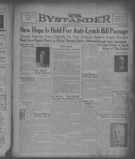 Iowa bystander. volume 40, number 50, June 01, 1934